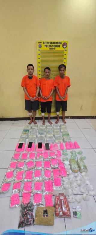 Sumut Ungkap Gudang Narkotika Jaringan Internasional di Medan, Puluhan Ribu Butir Ekstasi dan 26 Kg Sabu Disita